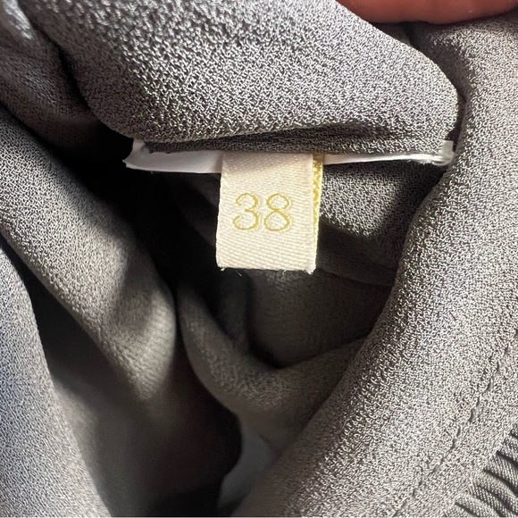 Vanessa Bruno Veronica Boho Chic Midi Dress Grey Size 6 - EU 38 - Picture 9 of 14